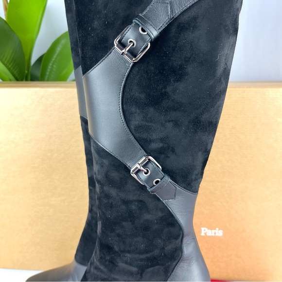 Christian Louboutin Black Heeled Boots - Picture 4 of 15